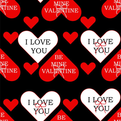 Elevate Your Valentines Day Pattern 3 Minky Fabric