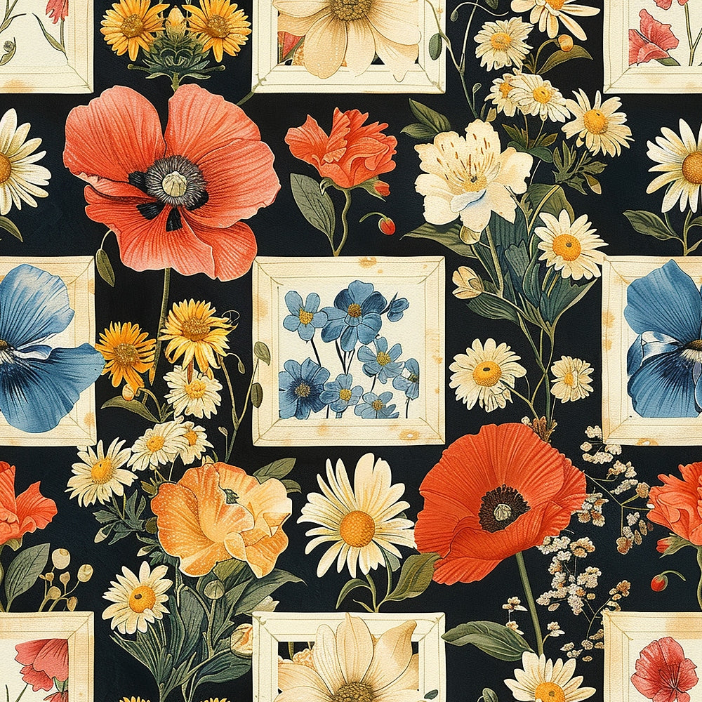 Botanical Tarot Pattern 11 Minky Fabric