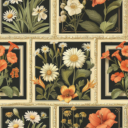 Botanical Tarot Pattern 1 Minky Fabric
