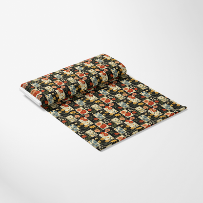 Eliza's Floral Grids Pattern 7 Quilting Cotton Fabric