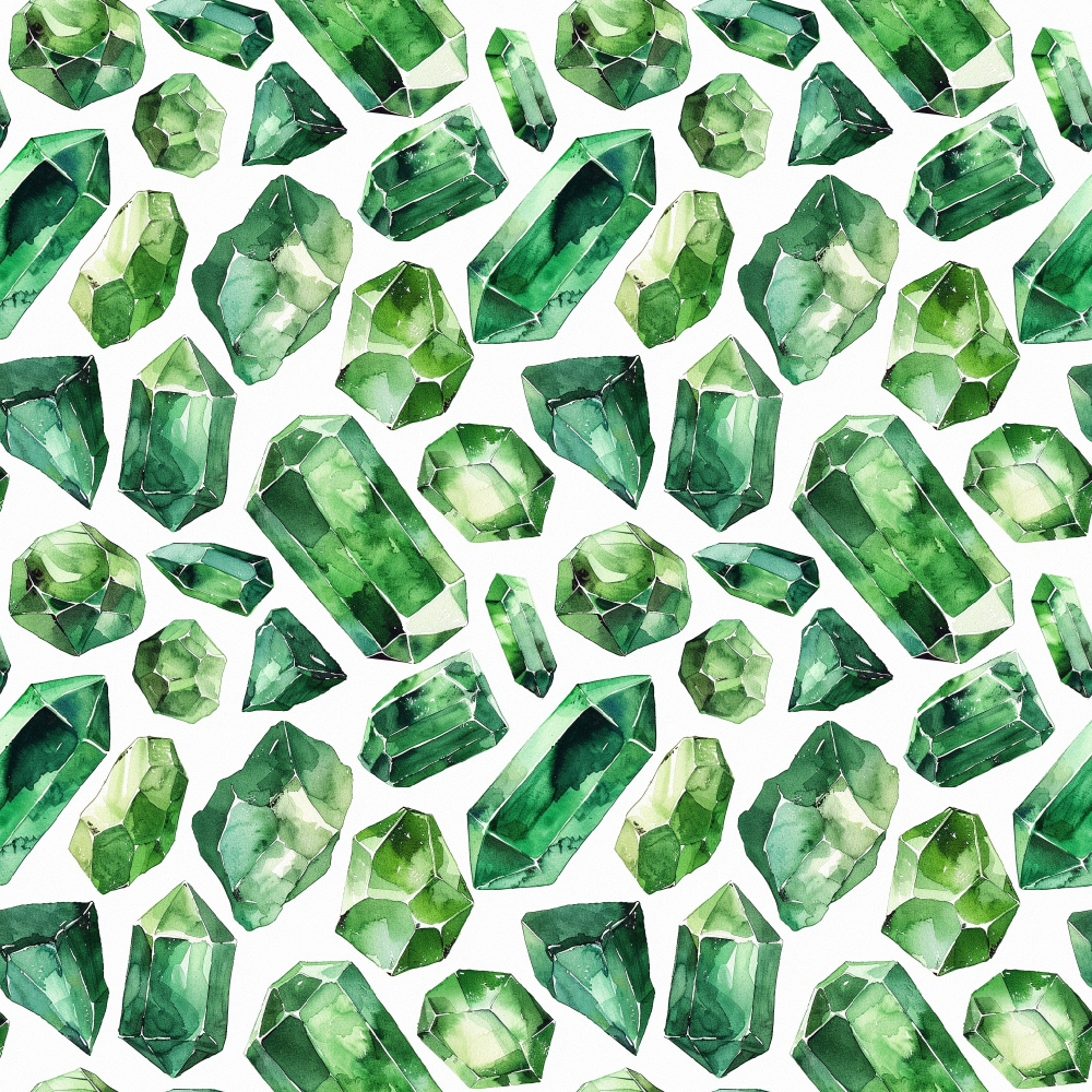 Forest Jewels Pattern 2 Minky Fabric