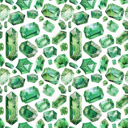 Forest Jewels Pattern 4 Minky Fabric