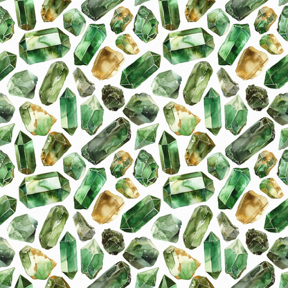 Forest Jewels Pattern 7 Minky Fabric