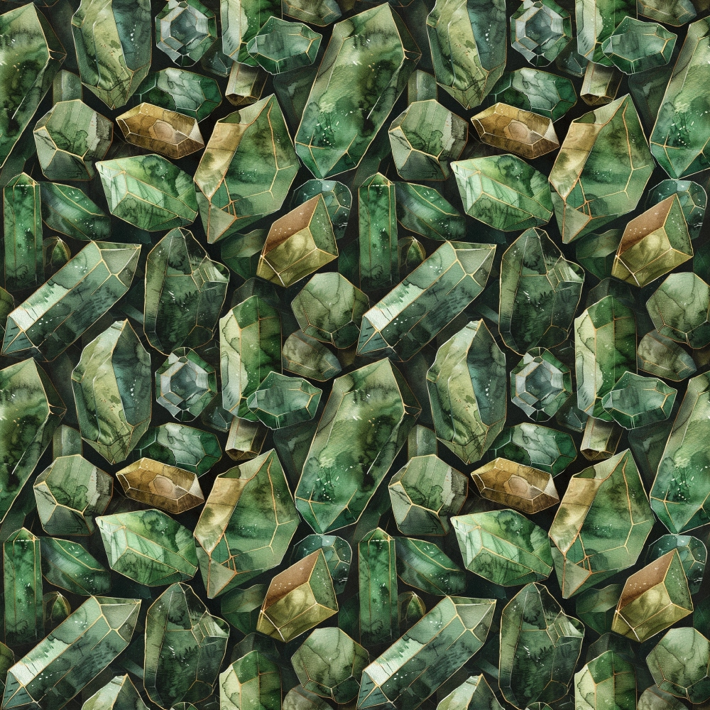 Forest Jewels Pattern 8 Minky Fabric