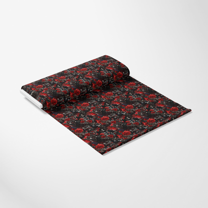 Evil Crows and Roses Pattern 4 Quilting Cotton Fabric
