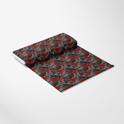Evil Crows and Roses Pattern 9 Quilting Cotton Fabric