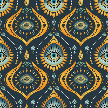 Evil Eye Pattern 7 Minky Fabric