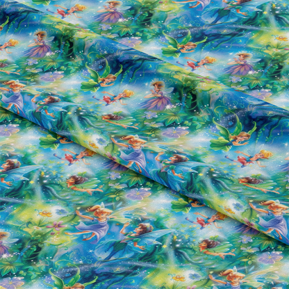 Fairies in the Forest Pattern 13 Quilting Cotton Fabric