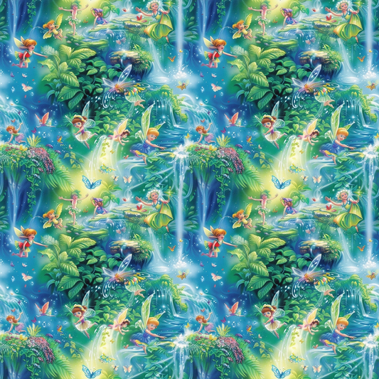 Fairies in the Forest Pattern 17 Quilting Cotton Fabric