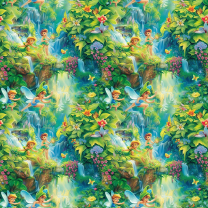 Pixie Falls Pattern 1 Minky Fabric