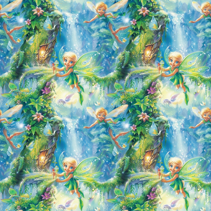 Pixie Falls Pattern 4 Minky Fabric