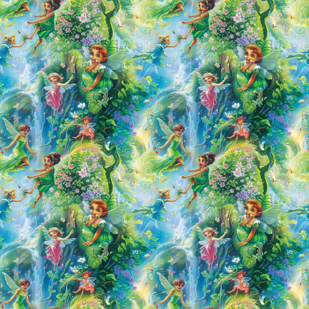 Pixie Falls Pattern 5 Minky Fabric