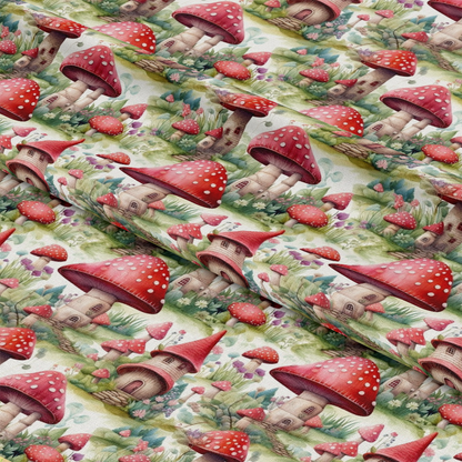 Fairy Houses Pattern 10 Quilting Cotton Fabric