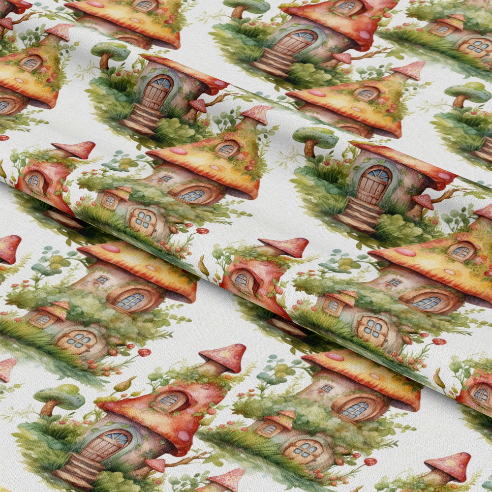 Fairy Houses Pattern 11 Quilting Cotton Fabric