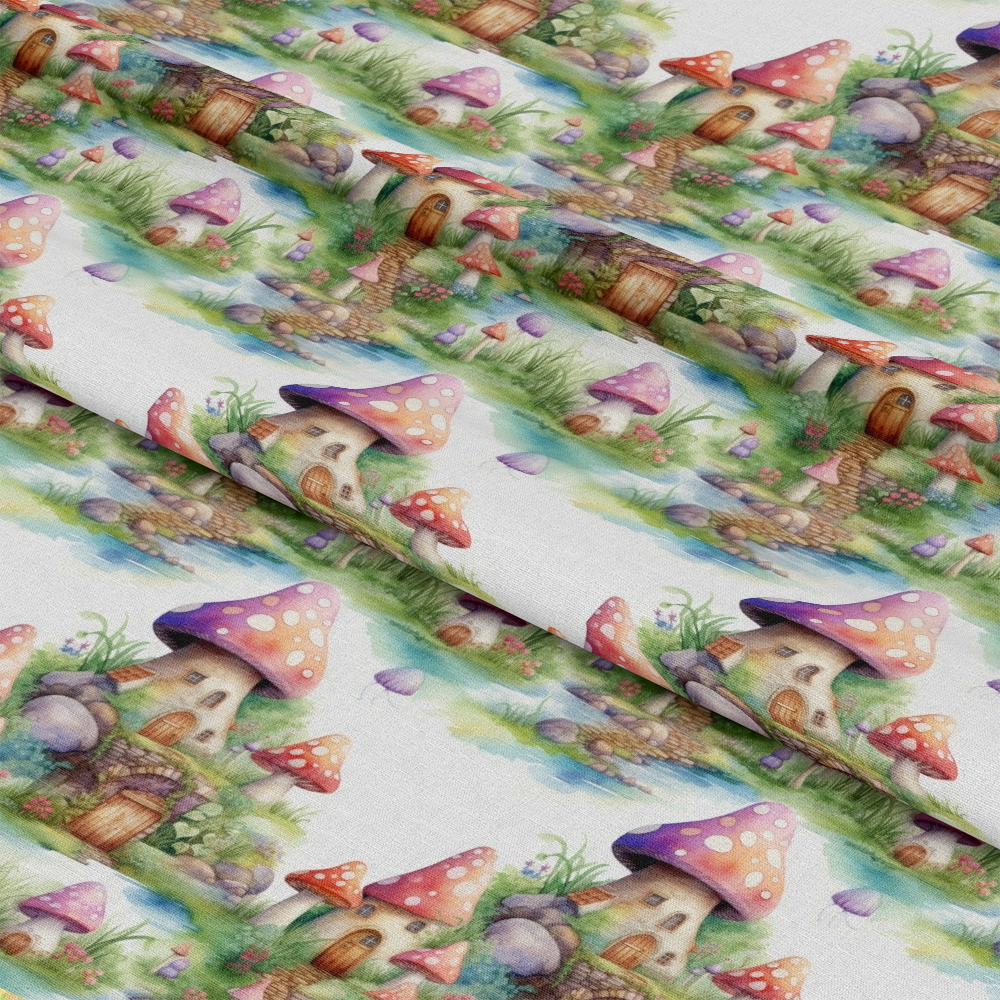Fairy Houses Pattern 6 Quilting Cotton Fabric