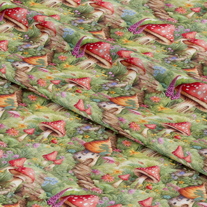 Fairy Houses Pattern 7 Quilting Cotton Fabric