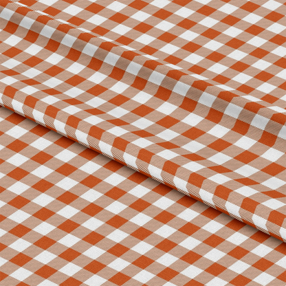Fall Orange Plaid Pattern 14 Quilting Cotton Fabric