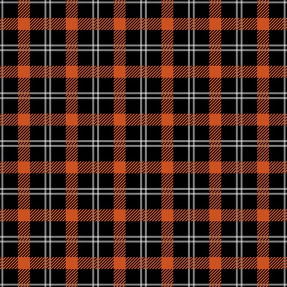 Harvest Tartan Pattern 15 Minky Fabric