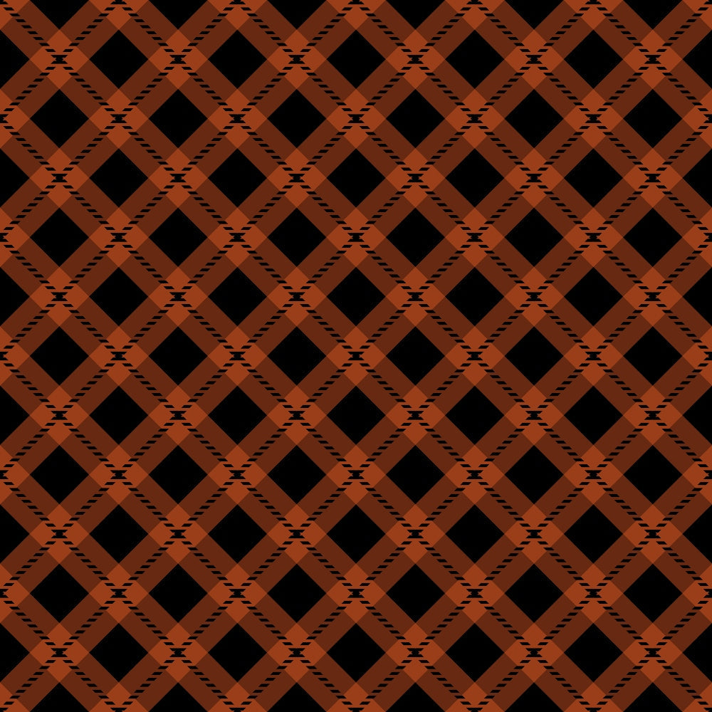 Harvest Tartan Pattern 16 Minky Fabric