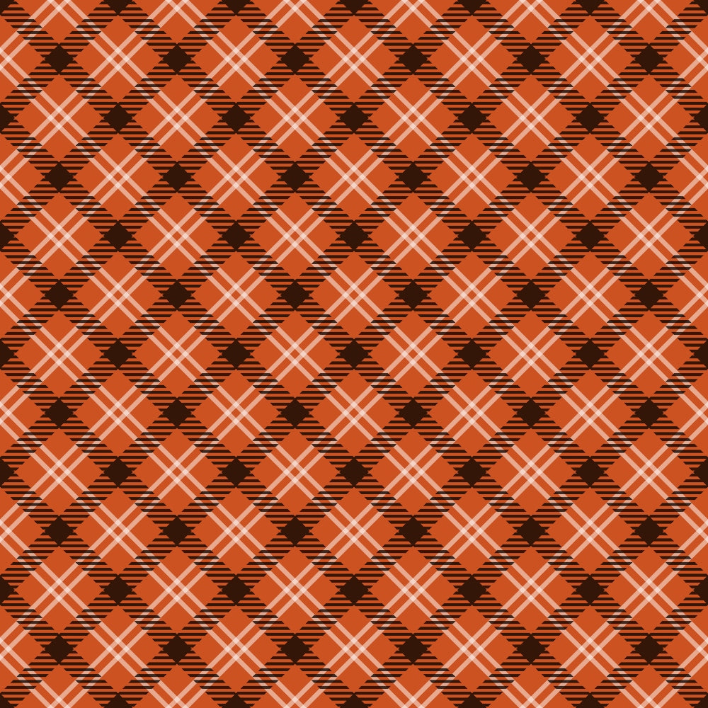 Harvest Tartan Pattern 17 Minky Fabric