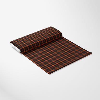 Fall Orange Plaid Pattern 19 Quilting Cotton Fabric