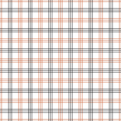 Fall Orange Plaid Pattern 20 Quilting Cotton Fabric