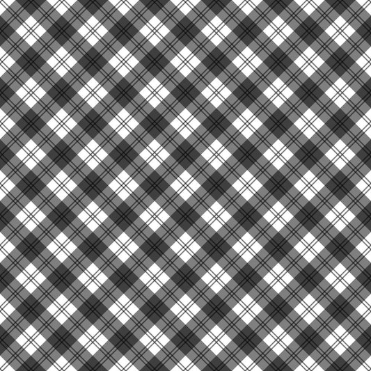 Fall Orange Plaid Pattern 3 Quilting Cotton Fabric