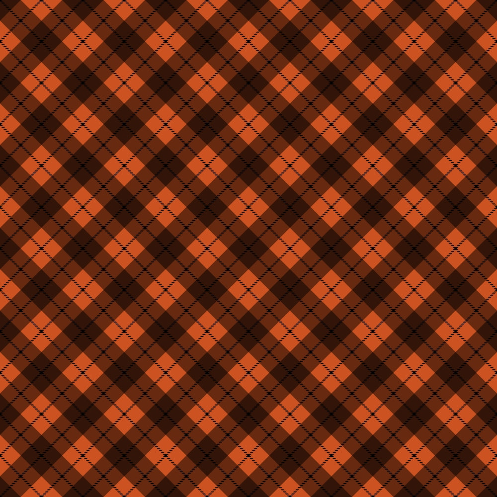 Harvest Tartan Pattern 6 Minky Fabric