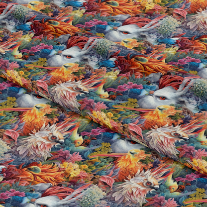Fantastic Animals Pattern 1 Quilting Cotton Fabric