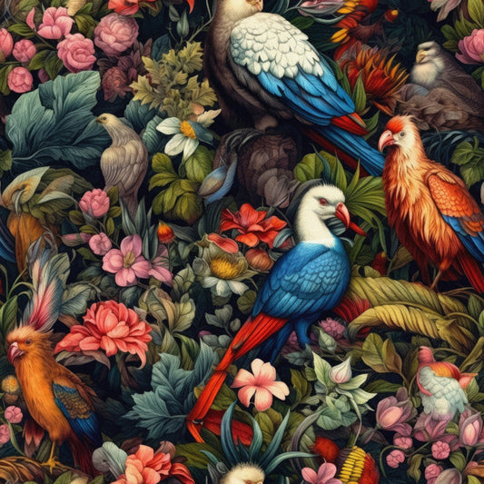 Fantastic Animals Pattern 3 Quilting Cotton Fabric