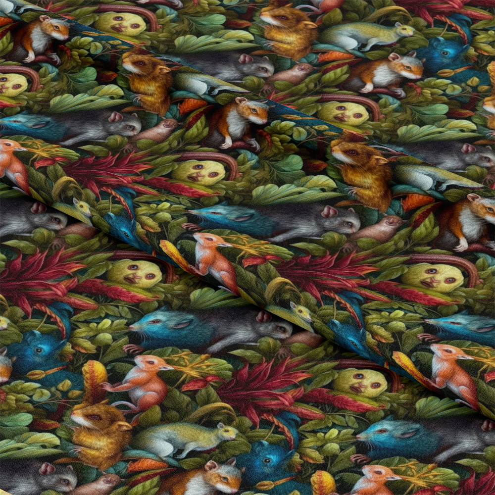 Fantastic Animals Pattern 4 Quilting Cotton Fabric