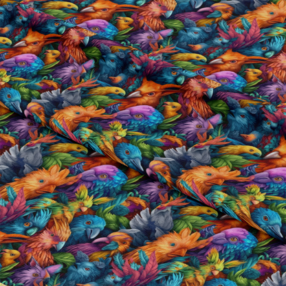 Fantastic Animals Pattern 7 Quilting Cotton Fabric