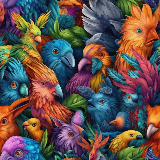 Fantastic Animals Pattern 7 Quilting Cotton Fabric