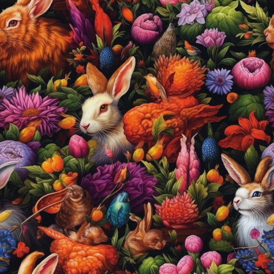 Fantastic Animals Pattern 8 Quilting Cotton Fabric