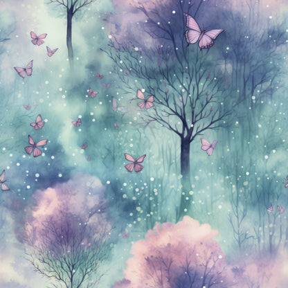 Fantasy Forest Pattern 1 Minky Fabric