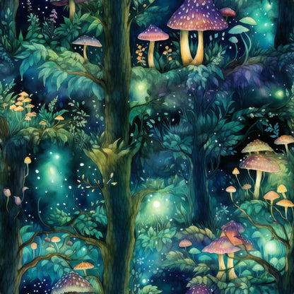 Fantasy Forest Pattern 13 Minky Fabric