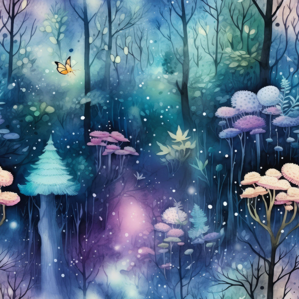 Fantasy Forest Pattern 14 Minky Fabric