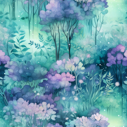 Fantasy Forest Pattern 16 Minky Fabric