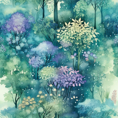 Fantasy Forest Pattern 29 Minky Fabric