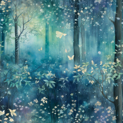 Fantasy Forest Pattern 5 Minky Fabric