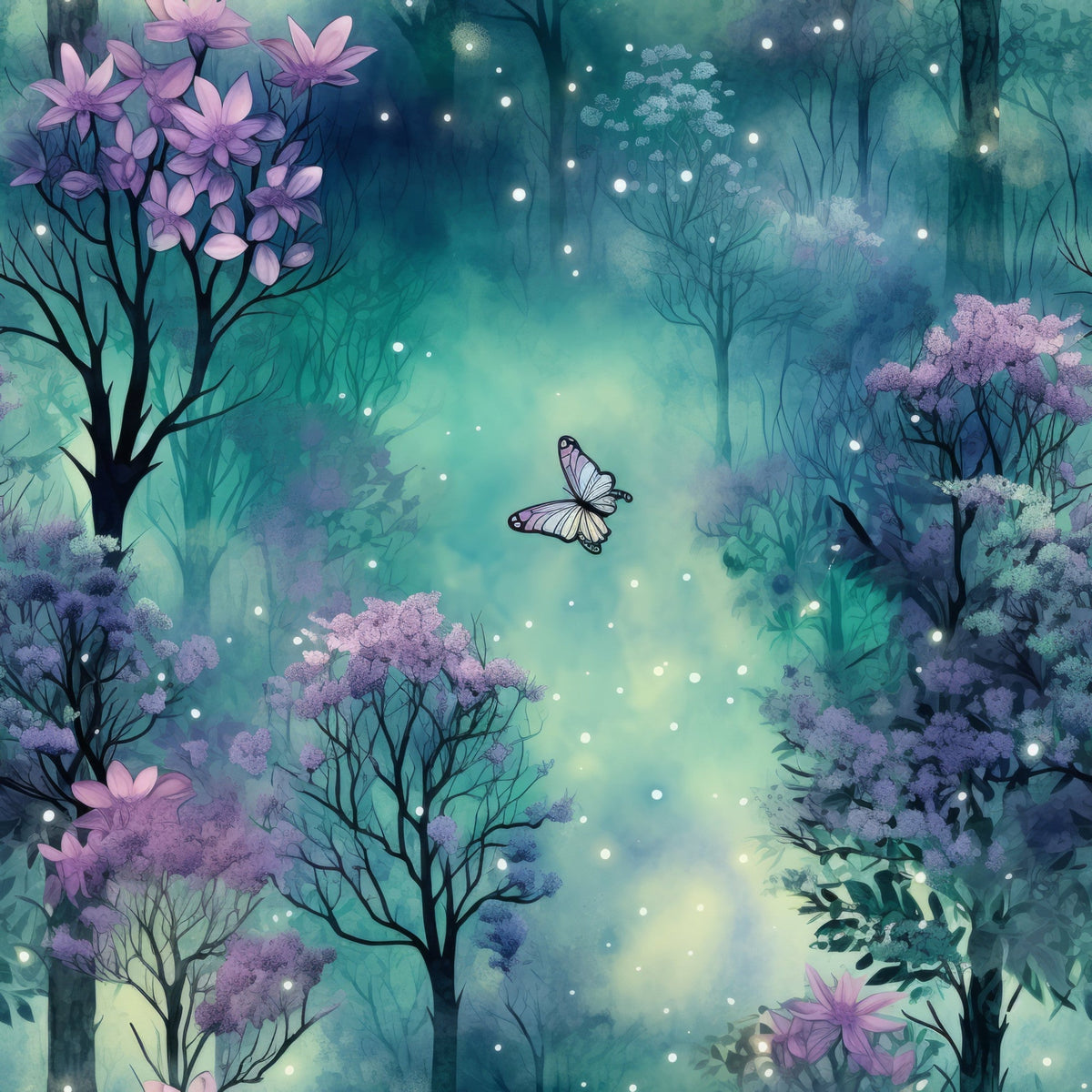 Fantasy Forest Pattern 7 Minky Fabric