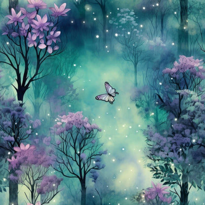 Fantasy Forest Pattern 7 Minky Fabric