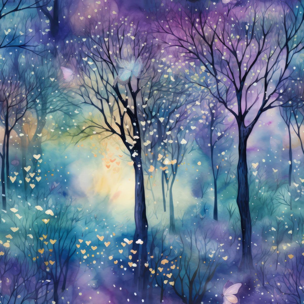 Fantasy Forest Pattern 9 Minky Fabric