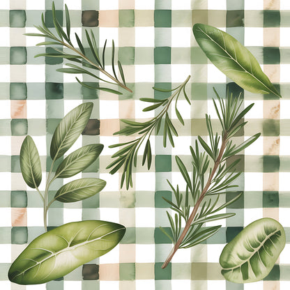 Rosemary Wreaths Pattern 10 Minky Fabric