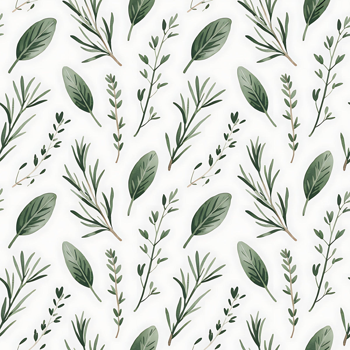Rosemary Wreaths Pattern 13 Minky Fabric