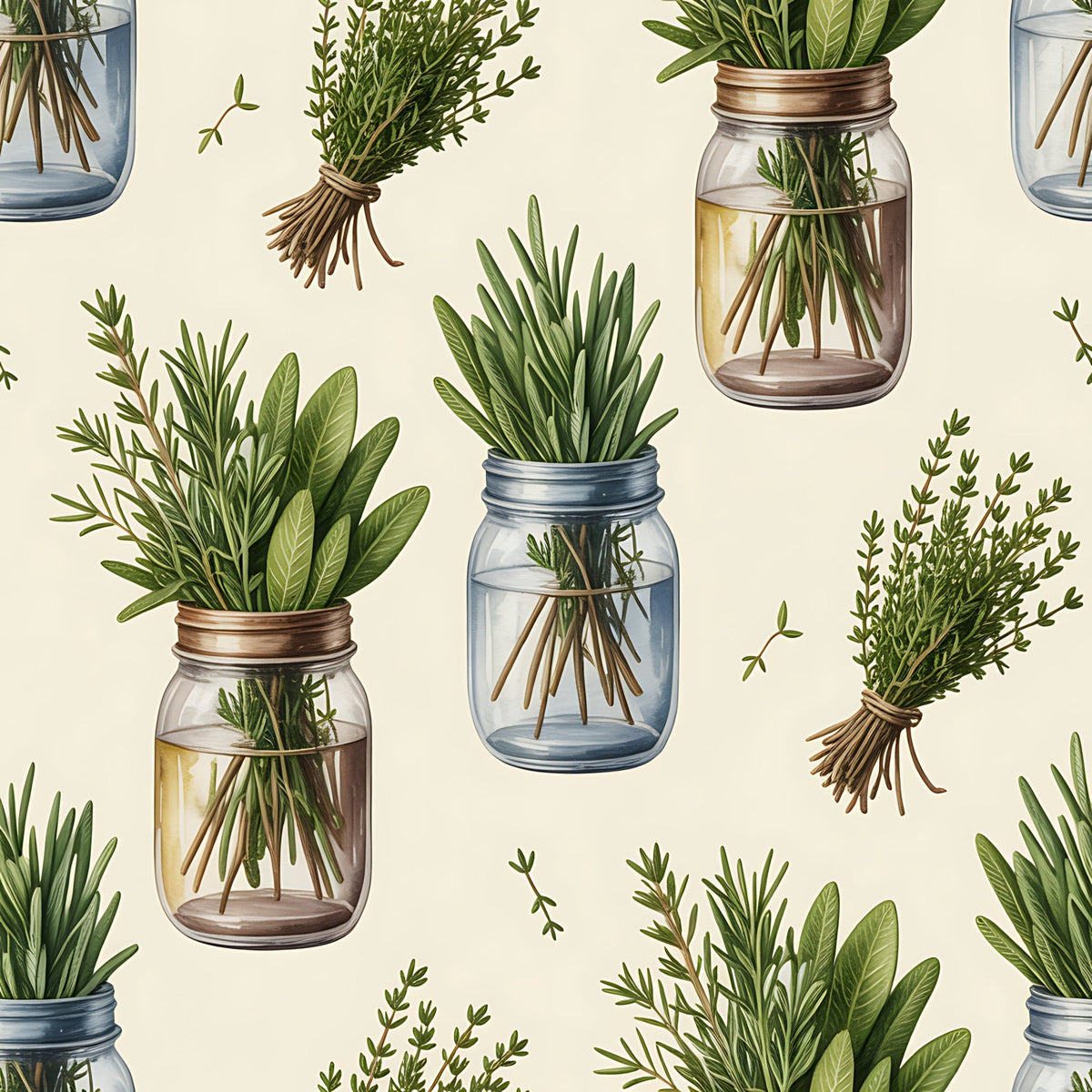 Rosemary Wreaths Pattern 15 Minky Fabric