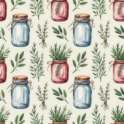 Rosemary Wreaths Pattern 18 Minky Fabric