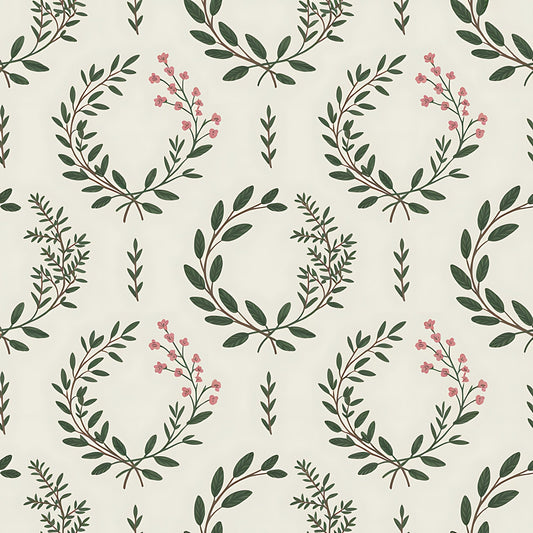 Farmhouse Kitchen Herbs Pattern 21 Quilting Cotton Fabric