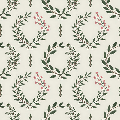 Rosemary Wreaths Pattern 21 Minky Fabric