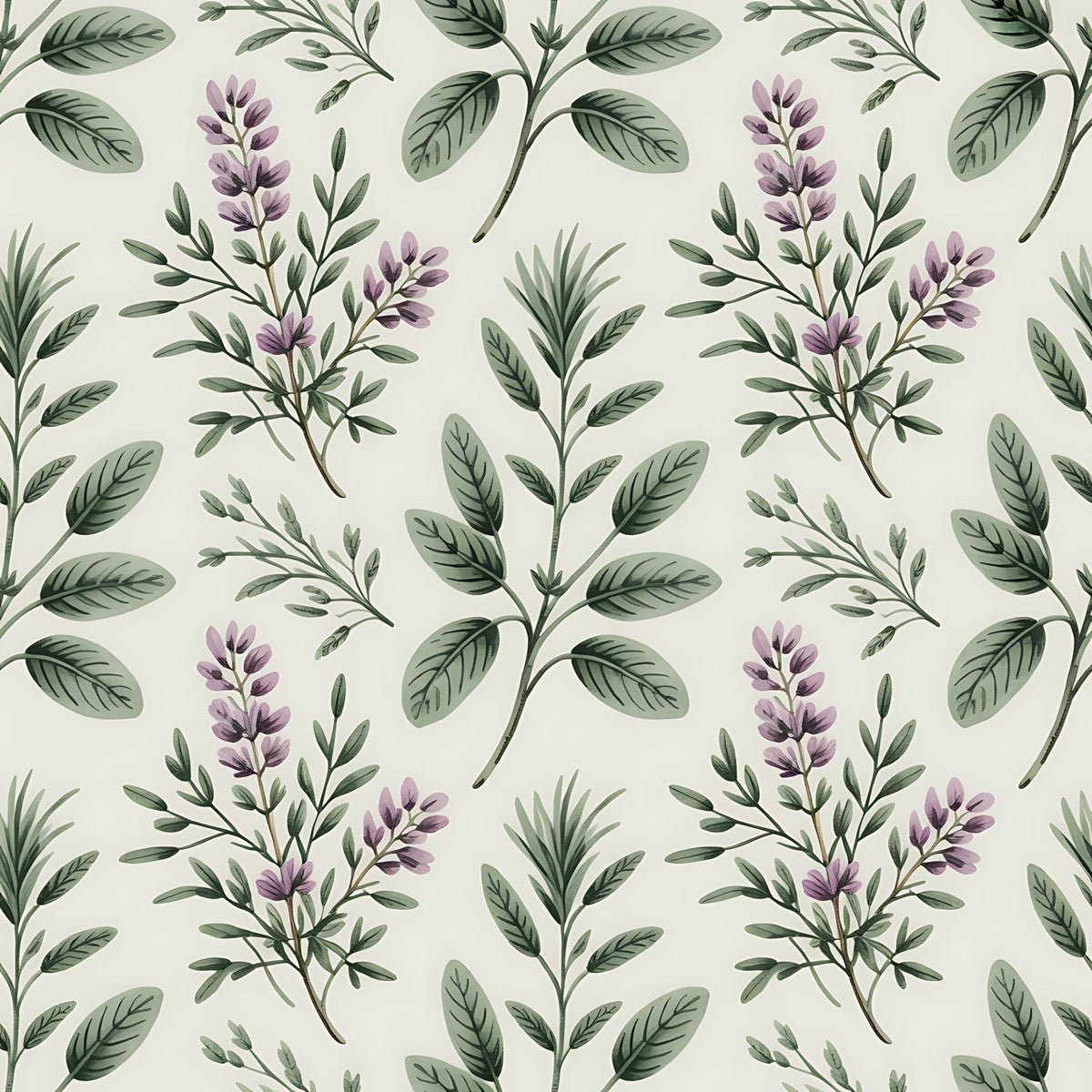 Rosemary Wreaths Pattern 25 Minky Fabric